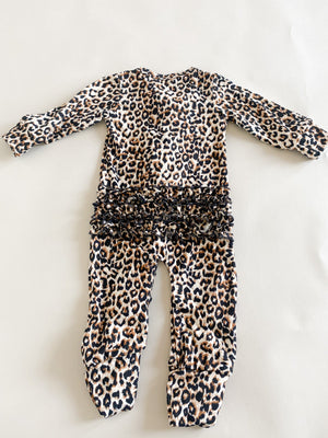 Leopard Baby Zippie