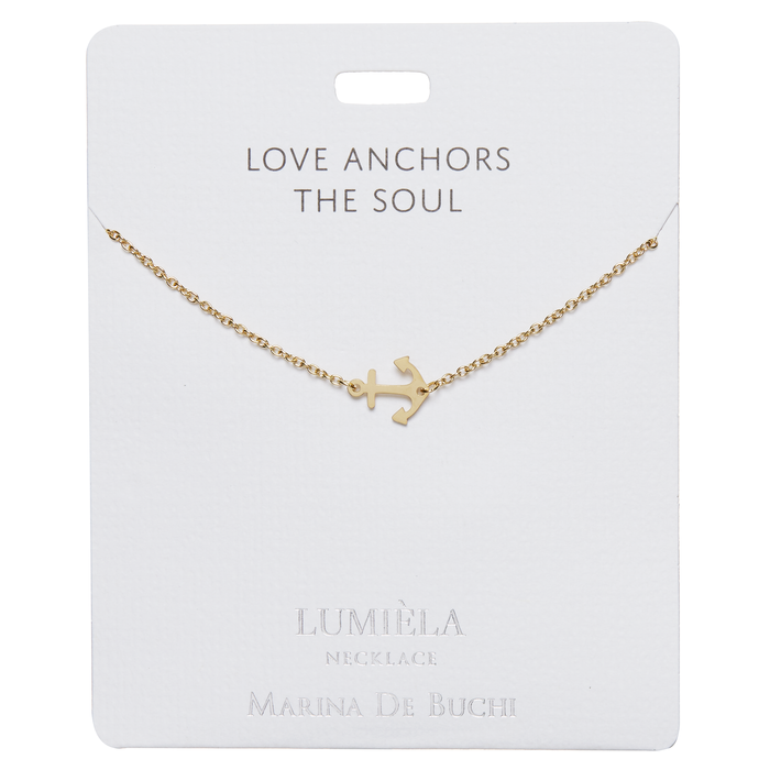 Anchor "Love Anchors the Soul" Lumiela Necklace