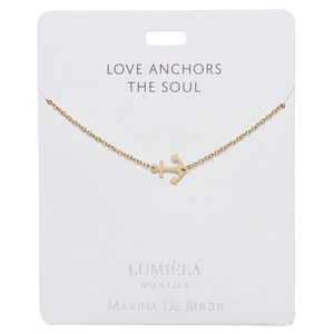 Anchor "Love Anchors the Soul" Lumiela Necklace