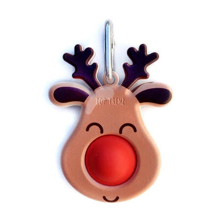 OMG Mega Pop Fidgety Keychain - Reindeer