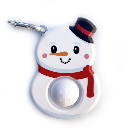 OMG Mega Pop Fidgety Keychain - Snowman