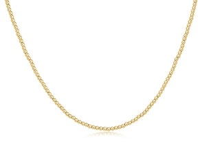 Enewton 15" Classic Gold 2mm Bead Choker