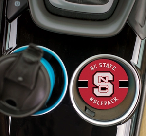 NC State Wolf Pack Logo Car Coaster