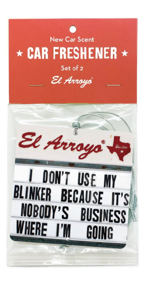 Nobody's Business El Arroyo Car Air Freshener