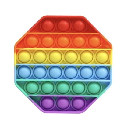 OMG Pop Fidgety Octagon Rainbow