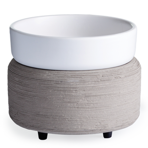 Grey Texture 2-In-1 Classic Candle Warmer