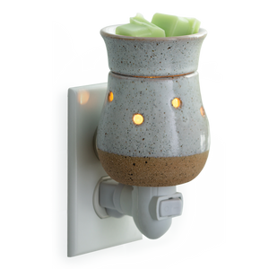 Rustic White Pluggable Candle Warmer