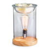 Wood & Glass Edison Bulb Candle Warmer