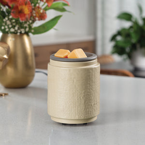 Natural Linen Flip Dish Candle Warmer