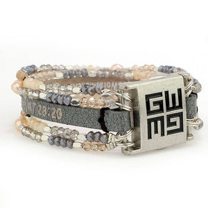 Pearl Good Works Makes A Difference Bible Verse Bracelet