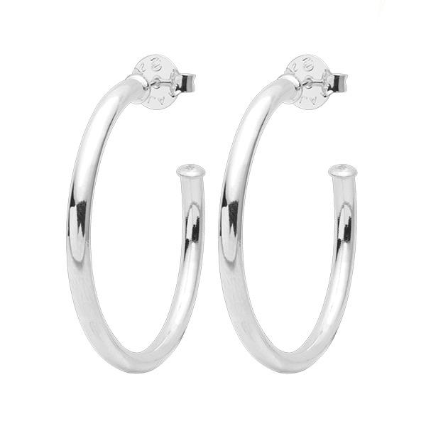 Shiny Silver Petite Sheila Fajl Everybody's Favorite Hoops