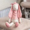 Pink Linen Bunny