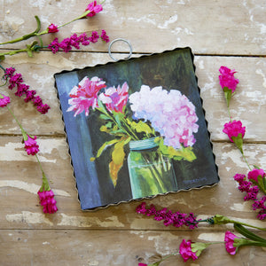 Roundtop Collection Mini Mason Jar Pinks Print