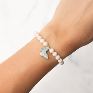 Lenny & Eva Aquamarine Butterfly Bracelet