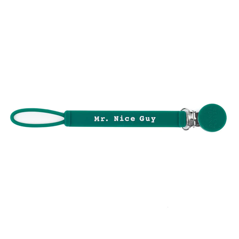 Bella Tunno Mr. Nice Guy Pacifier Clip