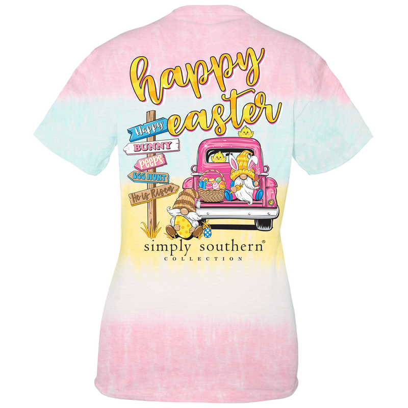 Happy Easter Short Sleeve Simply Southern Tee