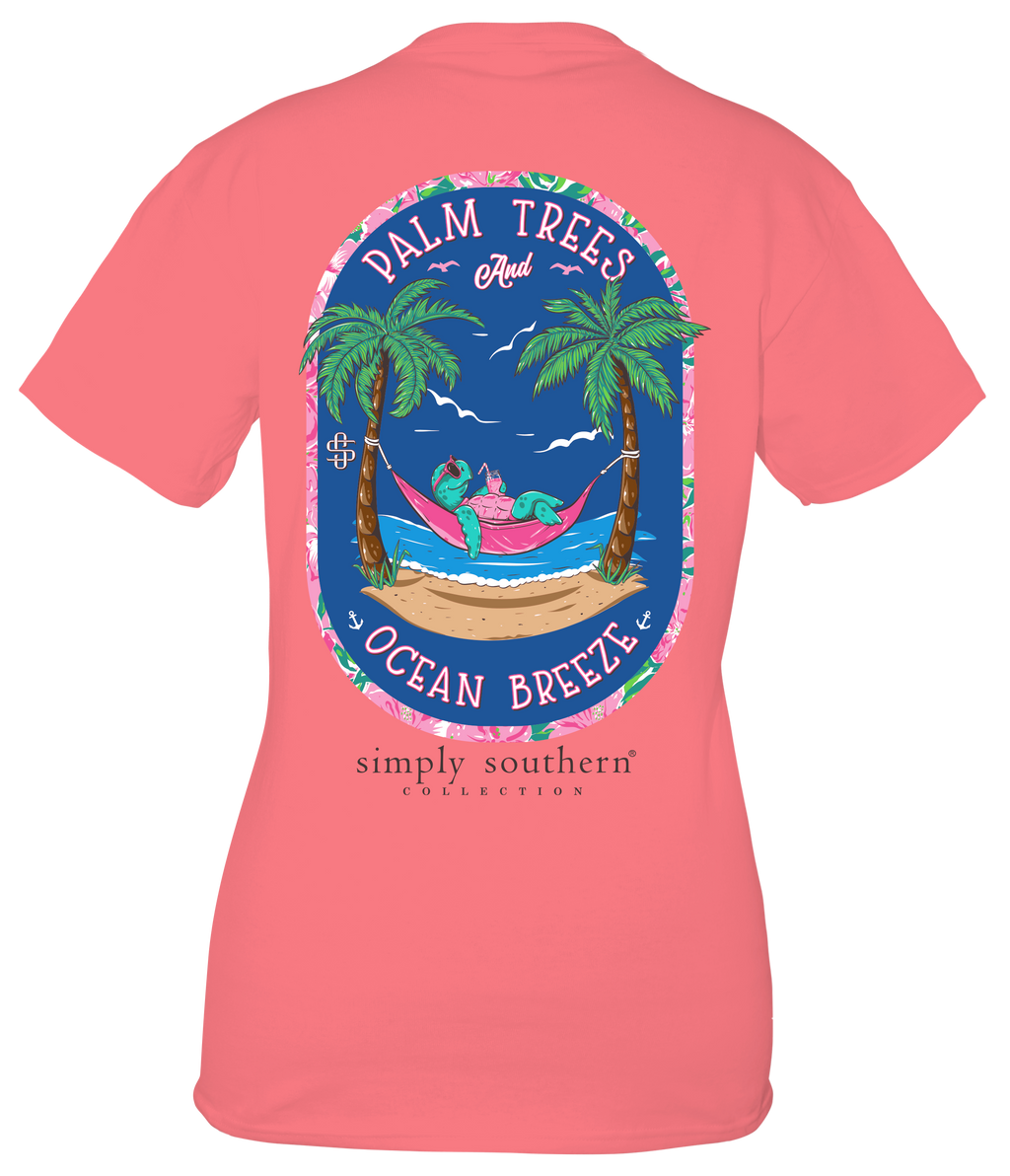 Palm Short Sleeve Simply Southern Tee