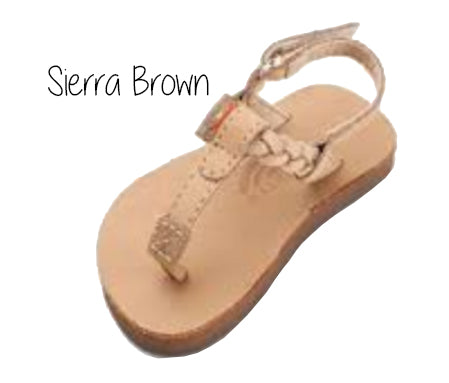 Kid's Sophia Rainbow Sandals - Sierra Brown