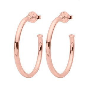 Shiny Rose Gold Smaller Sheila Fajl Everybody's Favorite Hoops