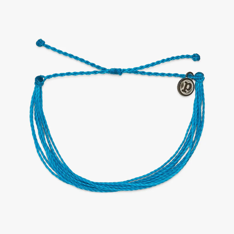 Pura Vida Original Bracelet- Neon Blue
