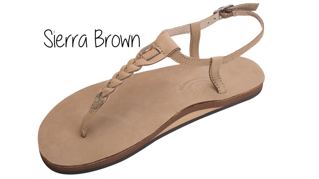 T-Street Ladies' Rainbow Sandals - Sierra Brown