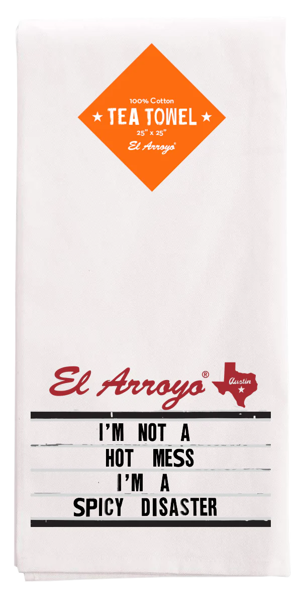 Spicy Disaster El Arroyo Tea Towel