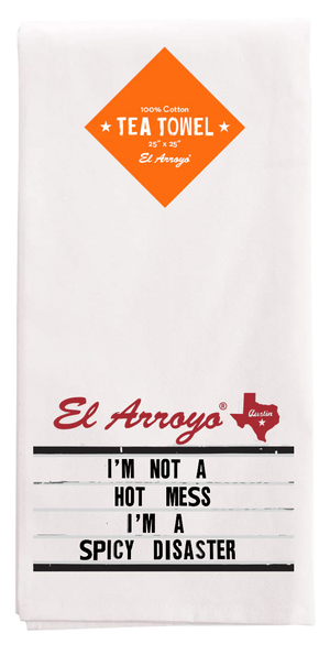 Spicy Disaster El Arroyo Tea Towel