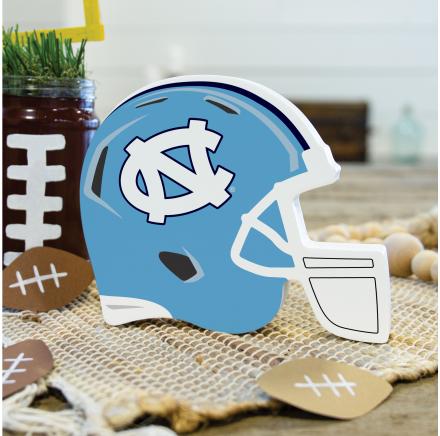 UNC Football Helmet Sign