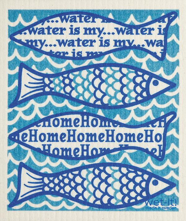 Water is My Home Wet-It Cloth
