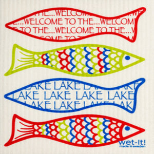 Welcome To The Lake Wet-It Cloth