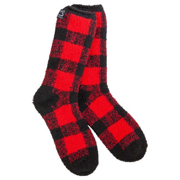 Red/Black/Black Team Cozy Crew World's Softest Socks