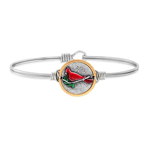 Luca + Danni Red Cardinal Bangle Bracelet