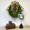 Roundtop Collection Mini Boxwood Wreath Print