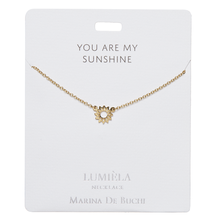 Sun "You are my Sunshine" Lumiela Necklace