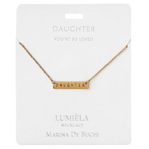 Daughter Lumiela Bar Necklace