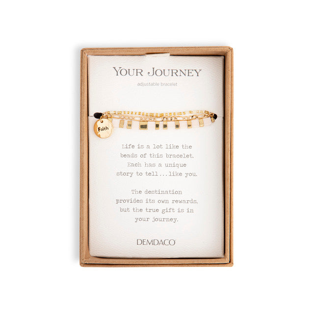 Faith Your Journey Tile Bracelet