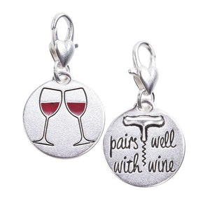 Heartfelt Emotions Medallion - Wine Glasses