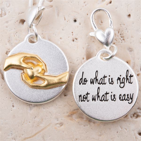 Heartfelt Emotions Medallion - Two Hands and Heart
