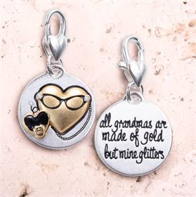 Heartfelt Emotions Medallion - Glitter Grandma