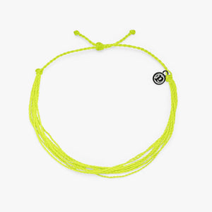 Pura Vida Anklet - Neon Yellow
