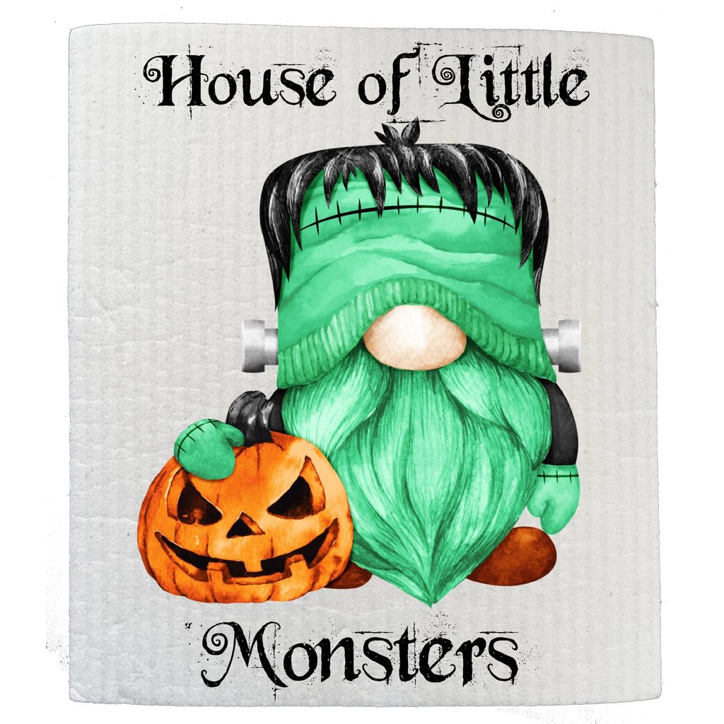 Gnome House of Little Monsters Swedish Dishcloth