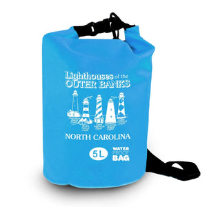 North Carolina Lighthouses 5L Waterproof Dry Bag