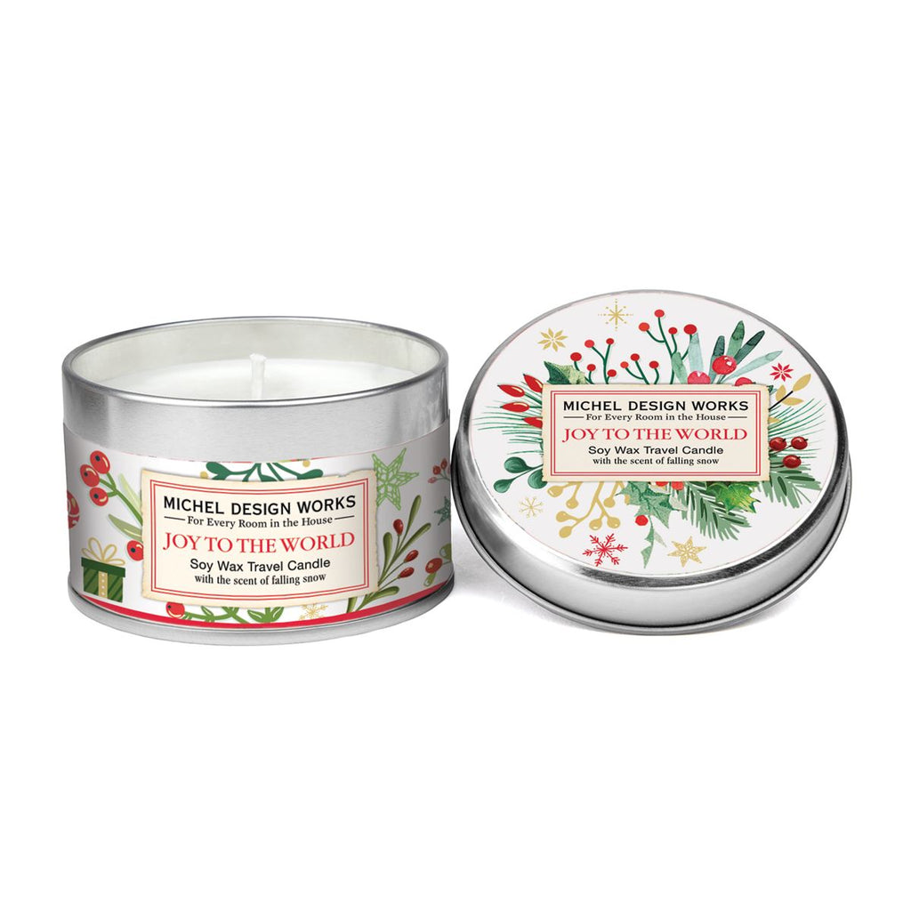 Michel Design Works Joy to the World Travel Candle