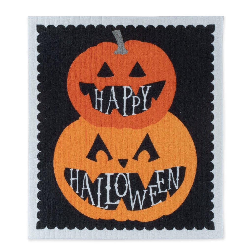 Happy Halloween Swedish Dishcloth