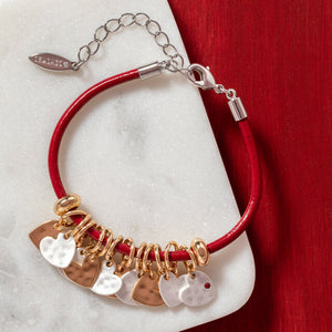 Red Heart Giving Bracelet