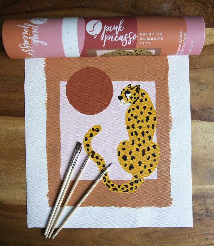 Go Wild Pink Picasso Paint by Numbers Kit