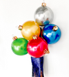 Silver Holiball Inflatable Ornament
