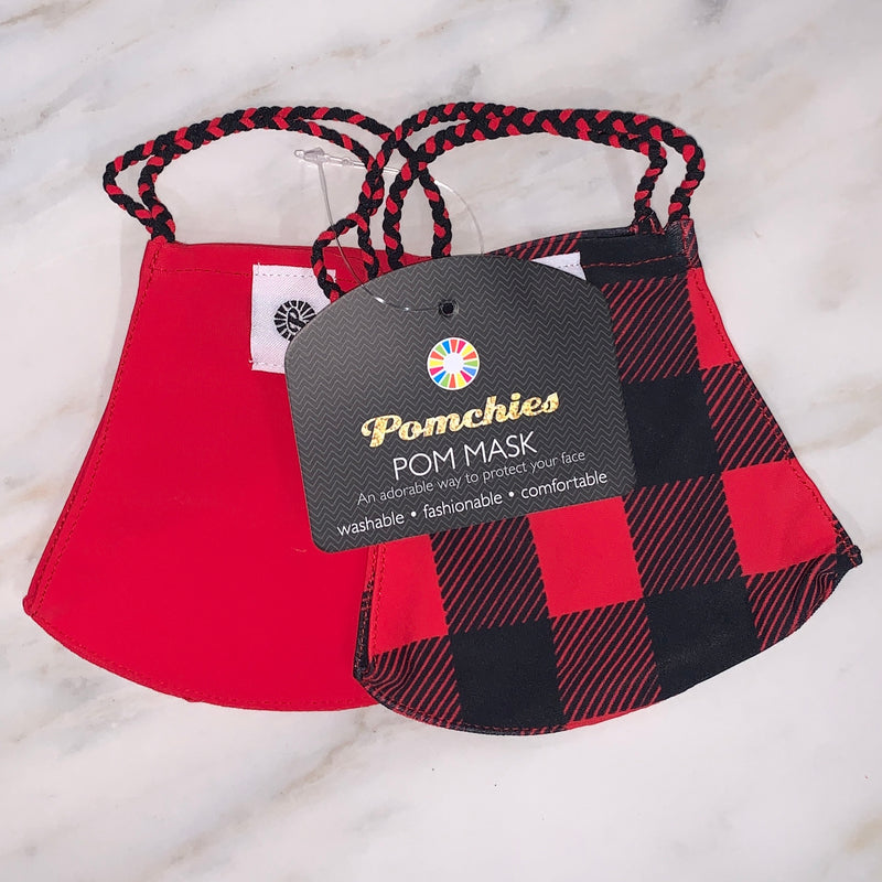 Pomchie Mask 2 Pack - Buffalo Check