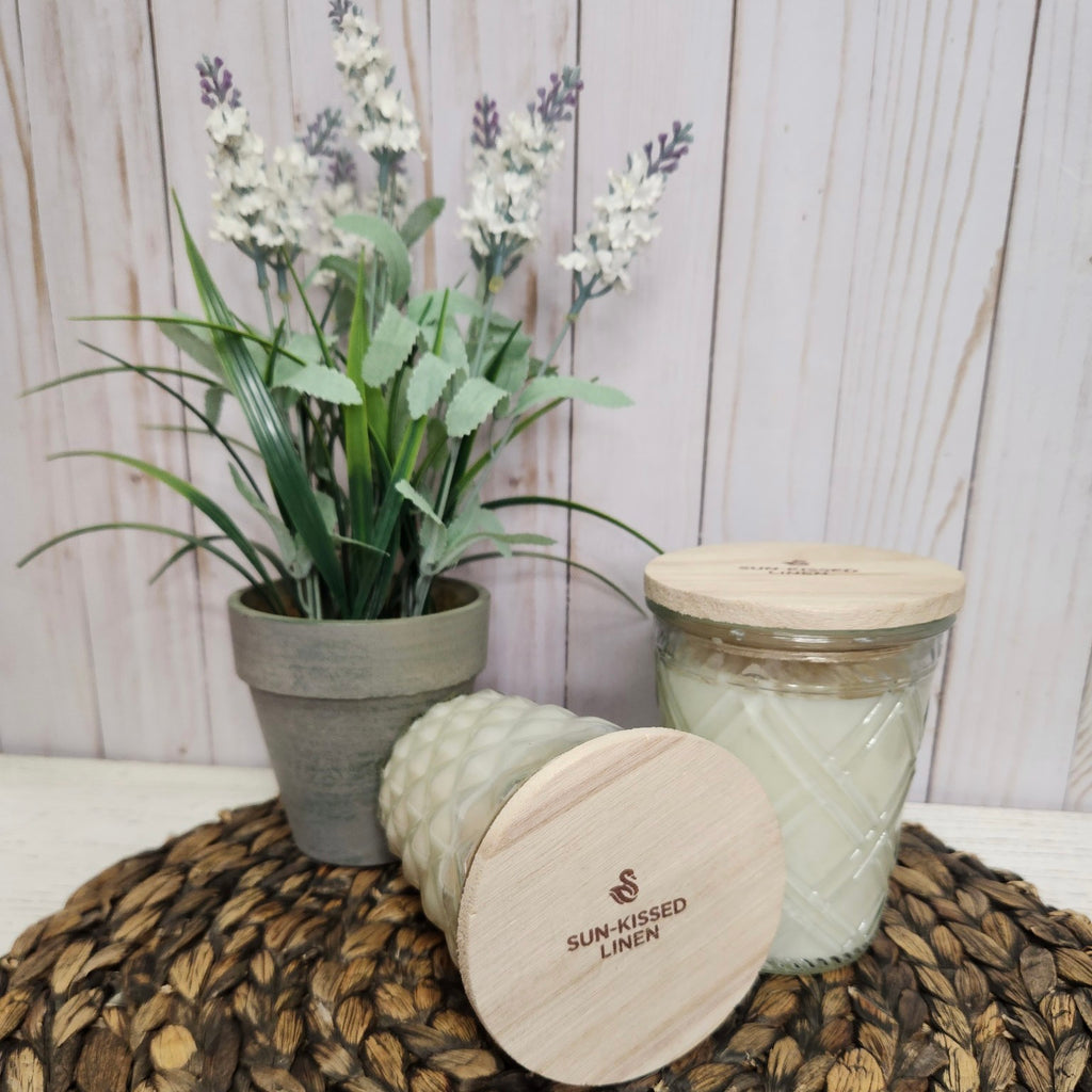 Swan Creek Sun Kissed Linen Timeless 12 oz. Jar Candle