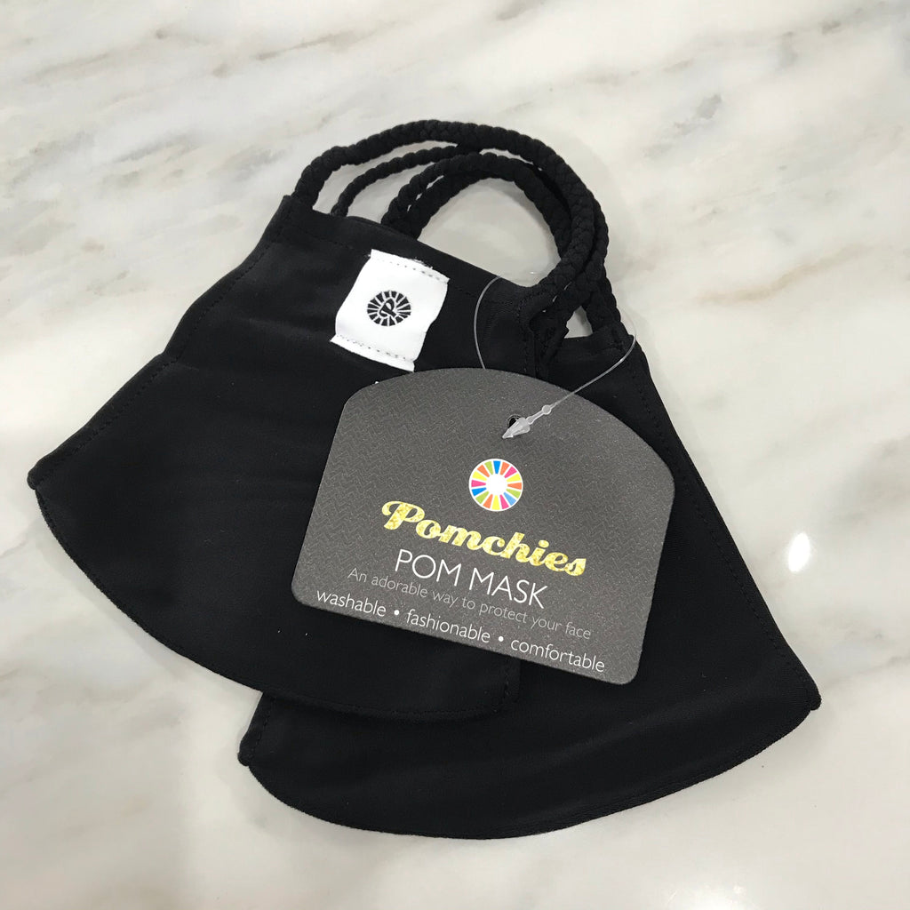 Pomchie Mask 2 Pack - Solid Black